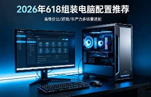 2026年6月618組裝電腦配置推薦 辦公/游戲/生產(chǎn)力/直播主機(jī)精選